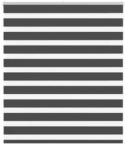 vidaXL Ζέβρα τυφλή Μαύρο Πλάτος υφάσματος 120,9 εκ. Πολυεστέρας