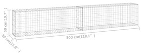 ΣΥΡΜΑΤΟΚΙΒΩΤΙΟ ΤΟΙΧΟΣ 300X30X50 ΕΚ. ΓΑΛΒΑΝ. ΧΑΛΥΒΑΣ + ΚΑΛΥΜΜΑΤΑ 147820