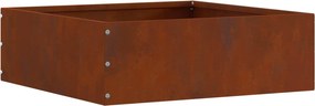 vidaXL Περίγραμμα γκαζόν Σκ rusty 40 x 40 x 13 cm
