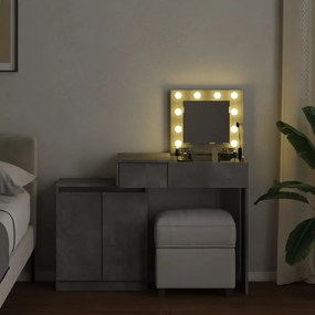 ΜΠΟΥΝΤΟΥΑΡ ΜΕ LED ΓΚΡΙ ΣΚΥΡΟΔΕΜΑΤΟΣ 115X37X110,5 ΕΚ. 848230