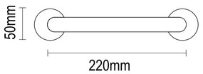 Λαβή Εξώθυρας Vio DP 04.PRO 850 ΝΙΚΕΛ ΜΑΤ-ΧΡΩΜΙΟ - 04.PRO850.Z9