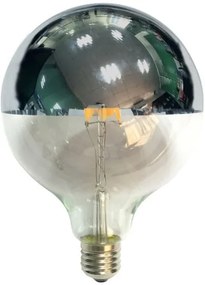 Λαμπτήρας LED Filament E27 Globe 6W 2700K Dimmable Silver