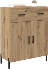vidaXL Πλαϊνό γραφείο με συρτάρι Artisan Oak 69,5 x 34 x 90 εκ.