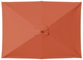 vidaXL Ομπρέλα Κήπου Τερακότα 150 x 200 εκ. με Ξύλινο Ιστό