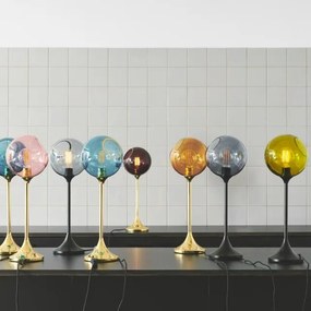 Επιτραπέζιο Φωτιστικό Ballroom Table Ø20cm Μελί και Χρυσό