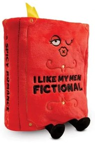 Punchkins Plush Ρομαντικό Βιβλίο Λούτρινο "I Like My Men Fictional" 99702