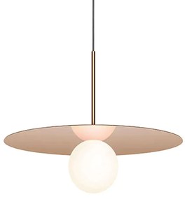 Φωτιστικό Οροφής Bola Disc 18 10677 45,7x12,7cm Dim Led 390lm 6W Rose Gold Pablo Designs