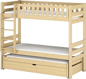 HARVEY 80x200 pine bunk bed Lano Furniture