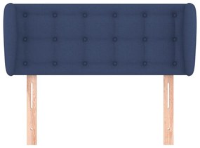 Κεφαλάρι με Πτερύγια Μπλε 103x23x78/88 εκ. Υφασμάτινο 3117574