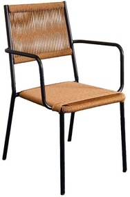 Καρέκλα Perth 22-0153 54,5x56x86cm Natural