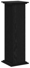 vidaXL Σταντ Φυτών Μαύρη Δρυς 33x33x100 εκ, Φτιαγμένο από Ξύλο
