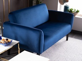 Καναπές ELSA 145x75x80cm velvet navy Bluvel 86 / wenge DIOMMI ELSAVGW