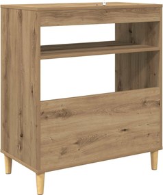 vidaXL Βάση πικάπ Artisan Δρυς 71 x 39,5 x 83 εκ. Επεξεργασμένο Ξύλο