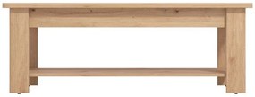 Τραπεζάκι Σαλονιού Jersey Artisan Oak 124x60x45 εκ. 124x60x45 εκ.