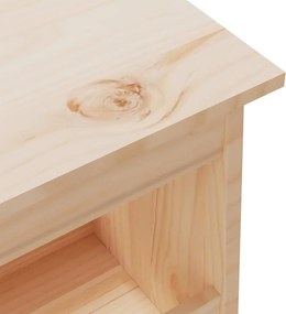 vidaXL Παγκάκι Χολ 160x28x45 εκ. από Μασίφ Ξύλο Πεύκου