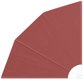 vidaXL Αδιάφανο σκίαστρο μπαλκονιού Τερακότα 160 x 160 cm ύφασμα