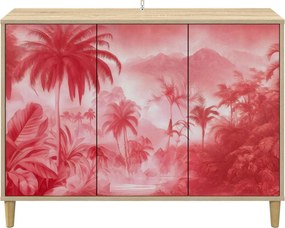 vidaXL Πλαϊνό γραφείο AACHEN Sonoma 102 x 33 x 75 εκ.