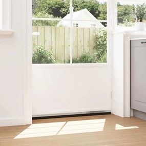 vidaXL Σφραγίδες πόρτας με βούρτσες που προσαρτώνται 6 pcs Ασημί