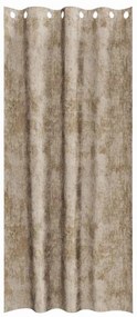 vidaXL Κουρτίνα με κουρτίνες 2 pcs Μπρονζέ 260 x 140 εκ. Βελούδο