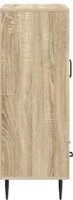 vidaXL Πλαϊνό γραφείο με συρτάρι Sonoma Δρυς 66 x 34,5 x 95 εκ.