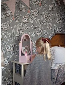 Ξύλινος καθρέφτης με ανάκλιση &amp; συρταράκια Jabadabado