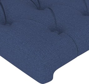 vidaXL Κεφαλάρι Μπλε 80x7x118/128 εκ. Ύφασμα