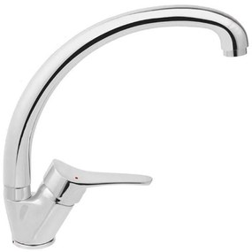 Μπαταρία Κουζίνας Λοξή Stillo BSL4A Chrome Ferro Metal
