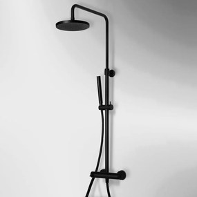 Κολώνα ντουζ Eurorama Slim-Μαύρο Ματ