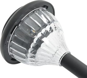 vidaXL Ηλιακά Φωτιστικά Διαδρόμου Εξ Χώρου Στήριγμα 4 τεμ. Θερμό Λευκό