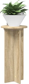 vidaXL Βάση φυτών 2 τεμ. Sonoma Δρυς 29,5 x 29,5 x 60 εκ.