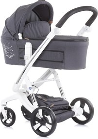 Καρότσι 3 σε 1 "Electra" white frame - silver