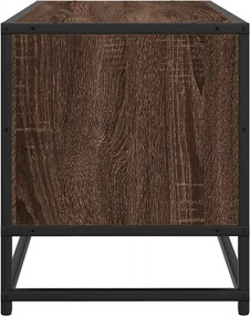 vidaXL Ντουλάπι τηλεόρασης καφέ δρυς 100x34,5x40 cm