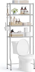 Ραφιέρα Δαπέδου Μπάνιου (63x30x176) Songmics BTS013G01