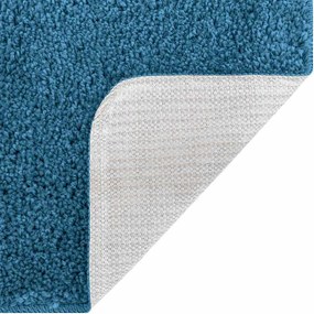 vidaXL Αντιολισθητικό μαξιλάρι μπάνιου Μπλε 70 x 120 cm PP
