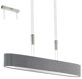 Φωτιστικό Οροφής Led Romao 95351 Grey Eglo Metal, Fabric