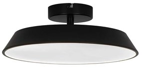 Φωτιστικό Οροφής Viokef Flat 4296901 Μαύρο Ματ Dimmable