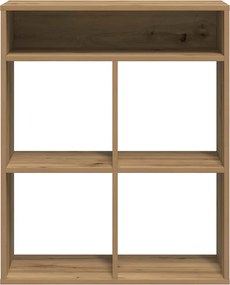 vidaXL Βιβλιοθήκη Αρτισιανή Δρυς 66x31x80 εκ. Επεξεργ. Ξύλο