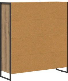 vidaXL Βιβλιοθήκη 99.5 x 30 x 108.5 εκ Επεξεργασμένο ξύλο