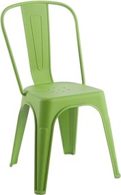RELIX PP Καρέκλα Στοιβαζόμενη, PP Απόχρωση Lime   1τμχ