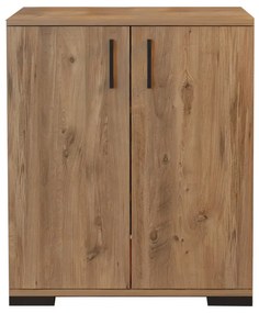 Ντουλάπι Yven pakoworld oak μελαμίνης 65x32x83εκ