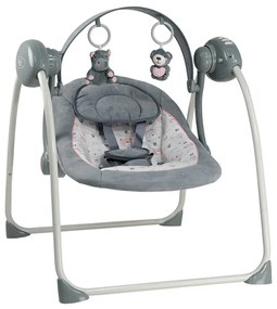 Ηλεκτρικό Ρηλάξ - Κούνια (0-6 Μηνών/Έως 9kg) Bebe Stars Flora 2 In 1 Pink 252-185