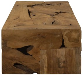vidaXL Τραπεζάκι Σαλονιού Καφέ 90 x 50 x 30 εκ. από Αληθινό Ξύλο Teak