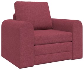 vidaXL Καναπές Κρεβάτι 2-σε-1 Μπορντό 98x71x83 εκ Υφασμάτινος