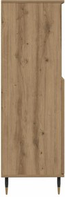 vidaXL Ντουλάπι Αρτισιανή Δρυς 60x36x110 εκ. από Επεξεργασμένο Ξύλο