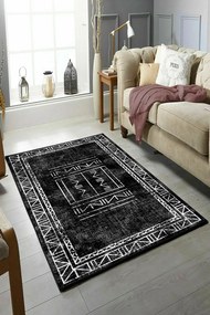 Χαλί W1049 213HFT1449 Black-White Conceptum Hypnose 100X150cm