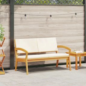 vidaXL Παγκάκι Κήπου με Μαξιλάρια 115x70x72 εκ Μασίφ Ξύλο Ακακίας