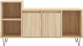 vidaXL Έπιπλο Τηλεόρασης Sonoma Δρυς 100x35x55 εκ. Επεξ. Ξύλο