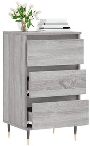 vidaXL Συρταριέρα Γκρι Sonoma 40 x 35 x 70 εκ. από Επεξεργασμένο Ξύλο