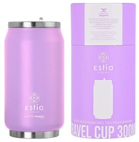 Estia 01-16715 Save the Aegean Μπουκάλι Θερμός 300ml, Lavender Purple