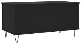 vidaXL Τραπεζάκι Σαλονιού Μαύρο 90x44,5x45 εκ. Επεξεργασμένο Ξύλο